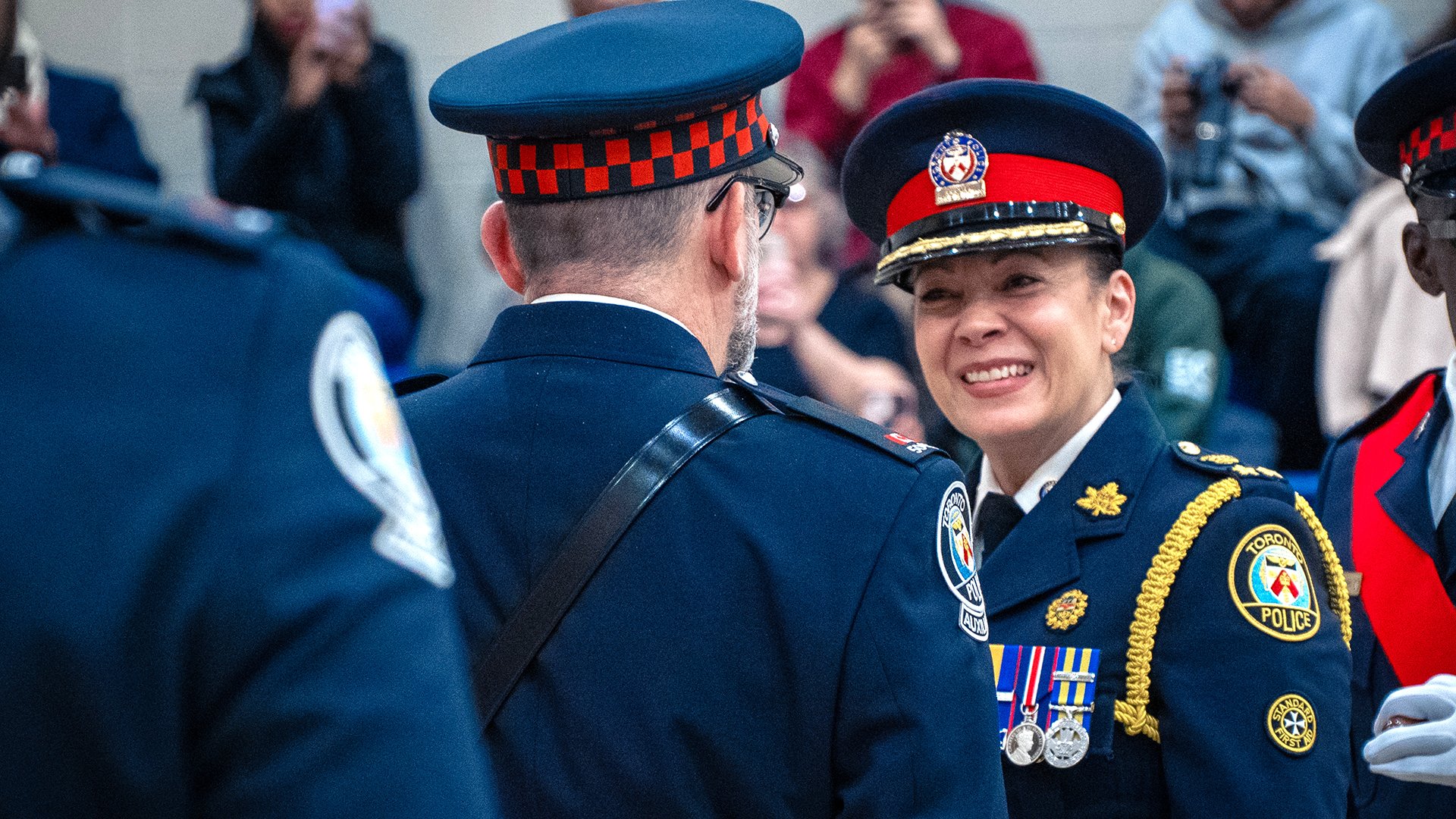 Person in police uniform.