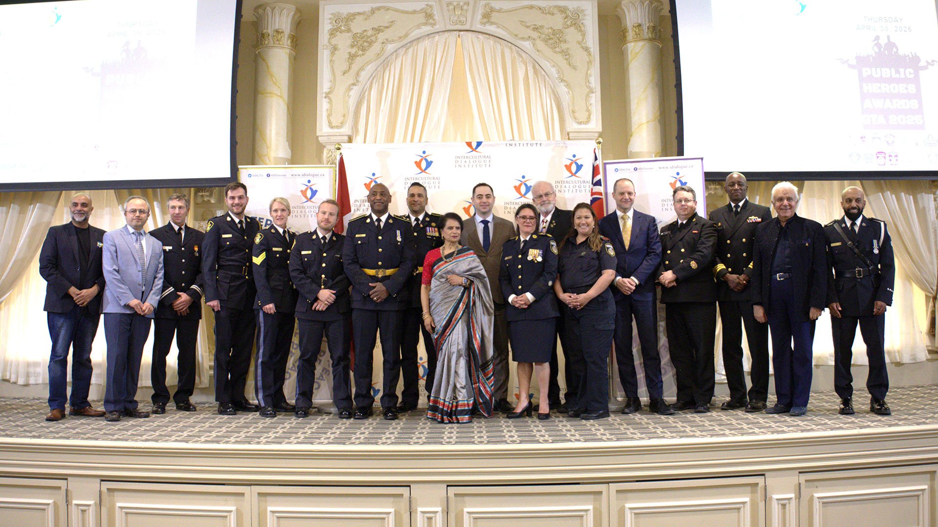 Group of people on a stage