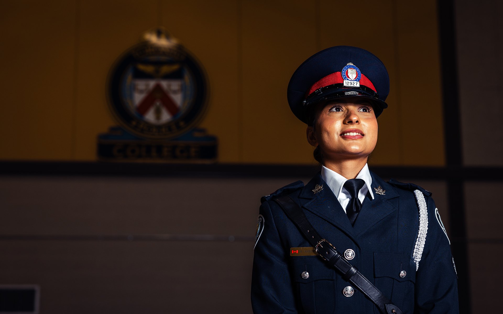Police officer standing