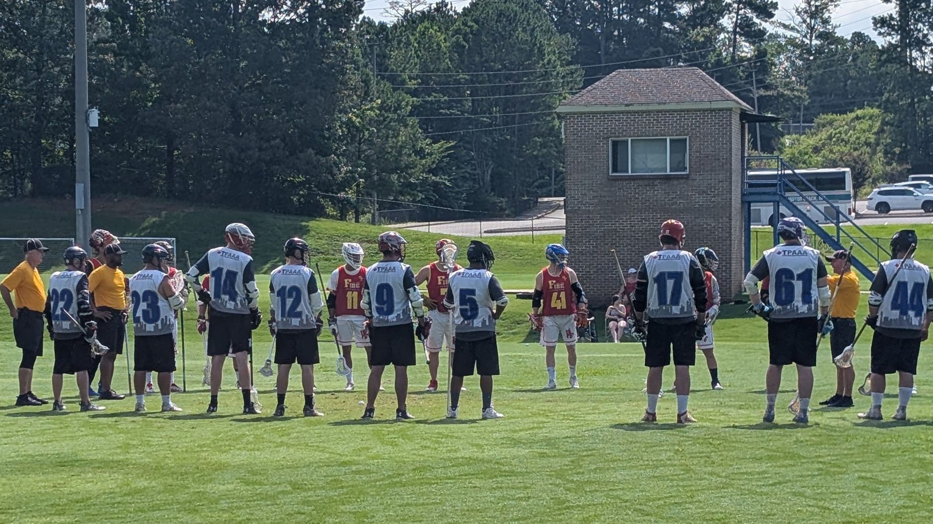 Group of people on a field