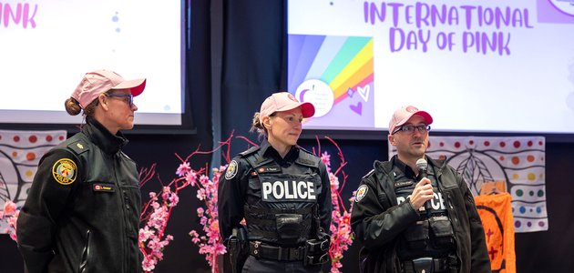Thre police officers