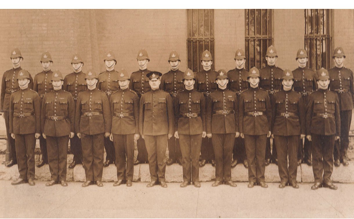 A group of officers