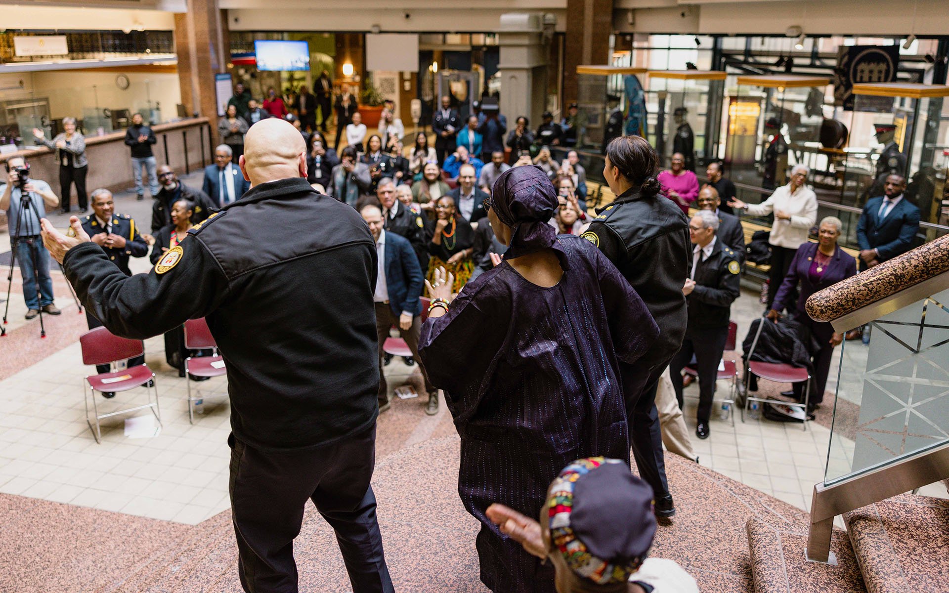 People dancing