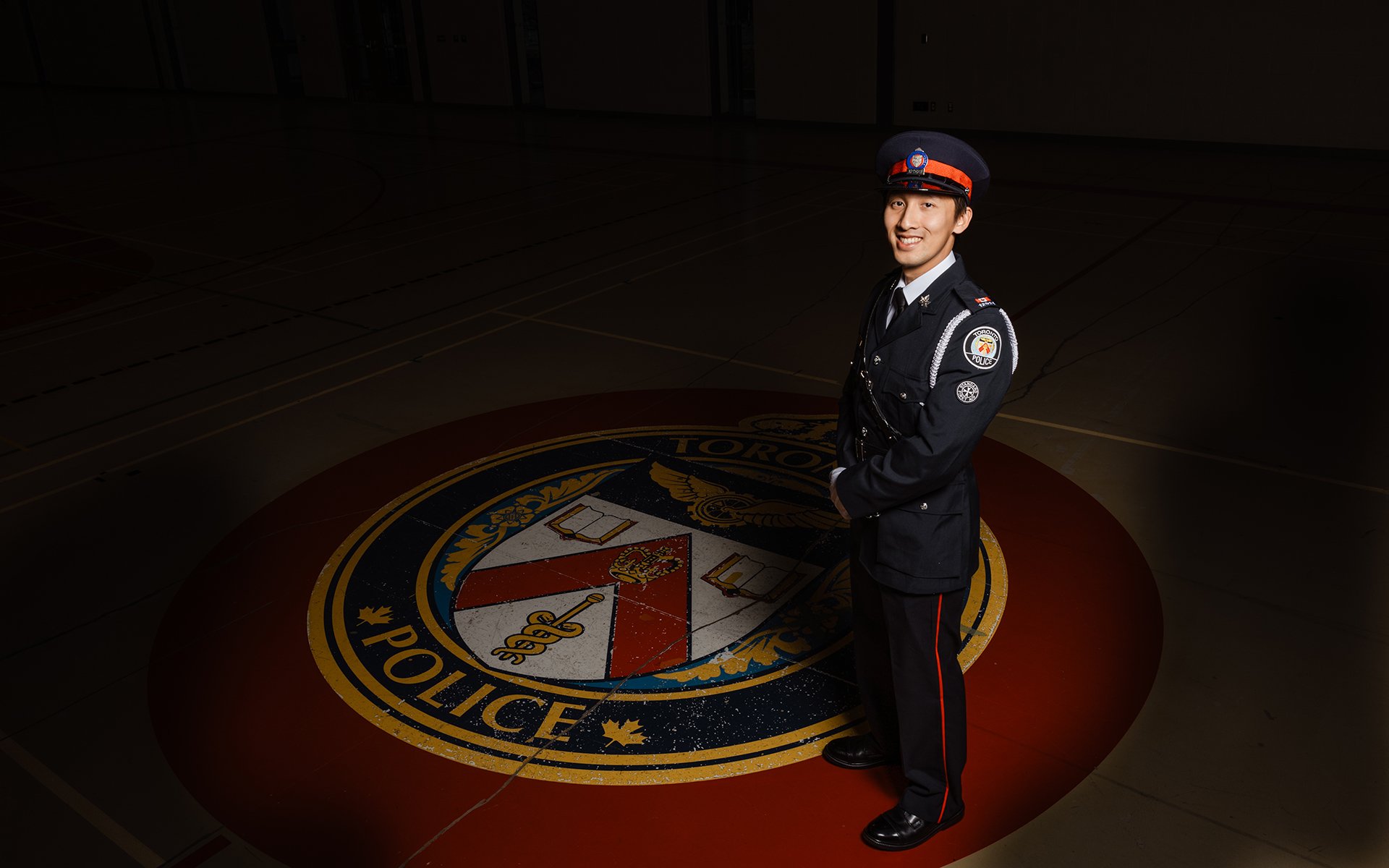 Police officer standing