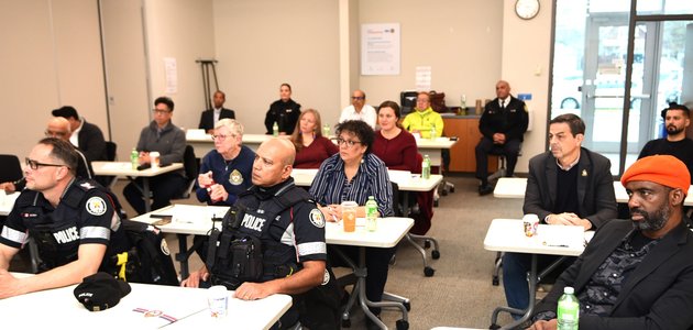 Group of people in a classroom