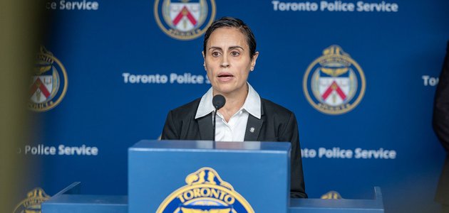 Person at a podium