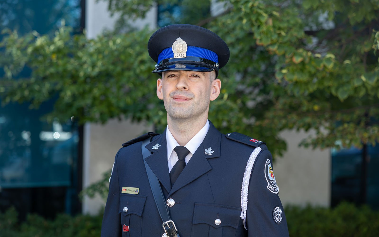 photo of a man in a police uniform