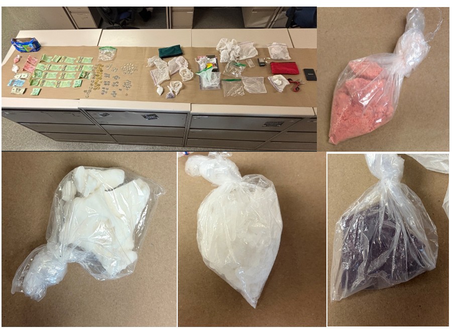 drugs and money seized