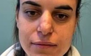 a person's face