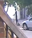 a person on a scooter