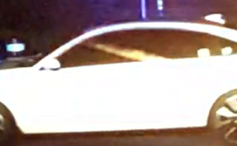 Image of suspect vehicle white Honda Accord