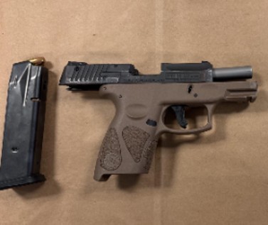 Man Arrested in Firearm Investigation,
Queen Street West and Denison Avenue,
Seized Items