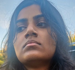 a person's face