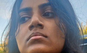 a person's face