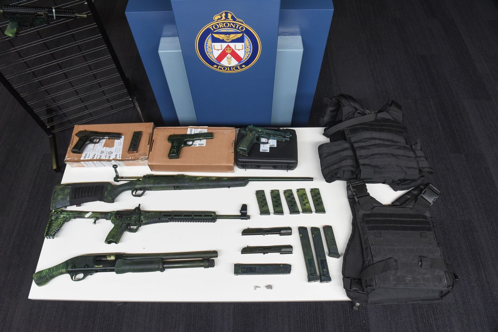 Image of seized items