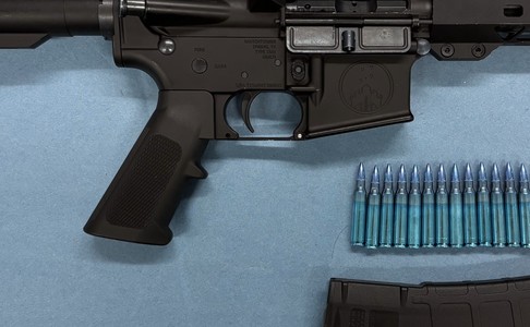 Seized firearm