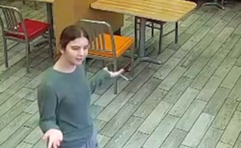 Image of Esther seen here in security camera image from May 15, 2026