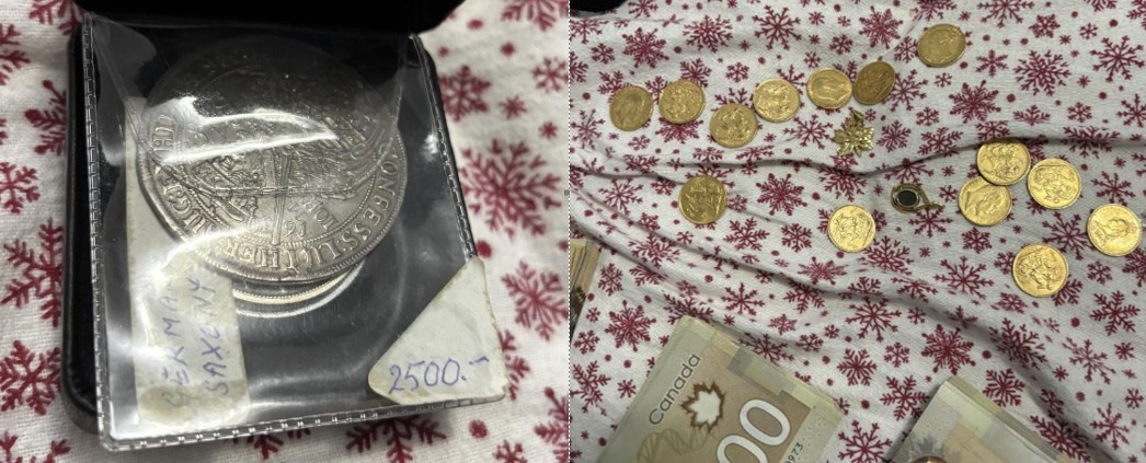 Stole Coins Recovered
