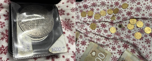 Stole Coins Recovered