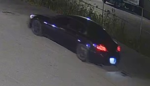 black vehicle