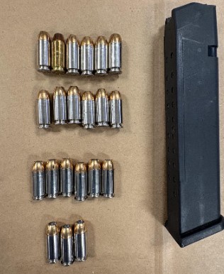 Man Arrested in Firearm Investigation,
Queen Street West and Denison Avenue,
Seized Items
