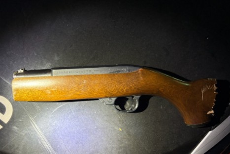 Seized firearm