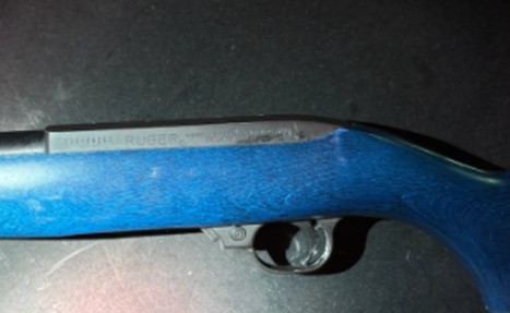 Seized firearm