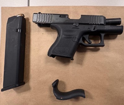 Man Arrested in Firearm Investigation,
Queen Street West and Denison Avenue,
Seized Items